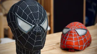 Making the BLACK Spider-Man Mask! — Movie Symbiote Costume Replica