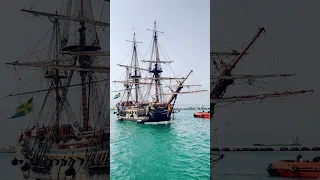 18th Century ship Götheborg in Gibraltar, #sea , #ship, #travel