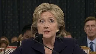 Hillary Clinton faced 11 hours of questioning at Benghazi hearing