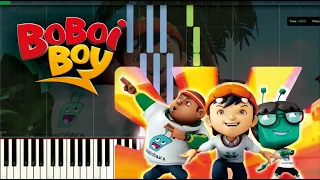 BoBoiBoy Piano: Team BuBaDiBaKo Song [Piano Tutorial]