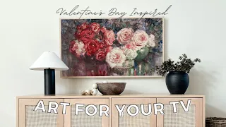 Valentine's Art for Your TV | TV Screensaver | 1 hour