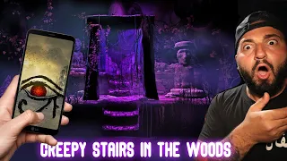 THIS CREEPY APP TOOK US TO MYSTERY STAIRS IN THE WOODS ft OMARGOSHTV