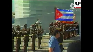 Cuba and USSR Anthem | USSR visit Cuba 1989