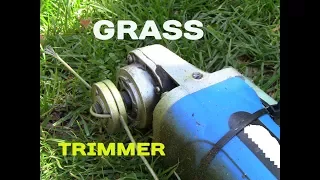 How to make a Home Grass Trimmer with a Angle Grinder DIY