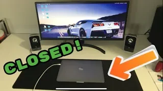 How to Connect MacBook to Monitor or TV CLOSED (CLAMSHELL MODE)