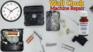 How To Repair Damage Wall Clock Machine | Wall Clock Movement Repair