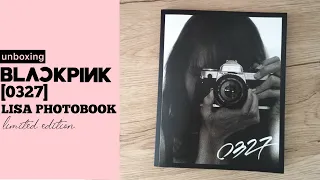UNBOXING BLACKPINK LISA PHOTOBOOK 0327 limited edition