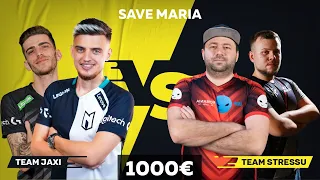 team JAXI vs team STR3SU *miza 1000€