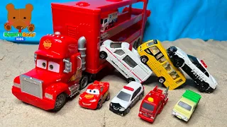 Die-cast Cars and Transportation Vehicle Go Through a Magic Gate & Become Bigger &more stories