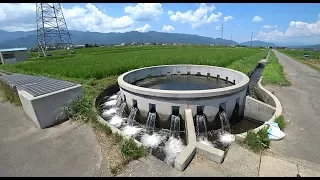 西天竜幹線水路円筒分水工群④（長野県上伊那郡箕輪町）