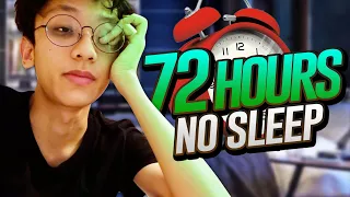 I tried surviving 72 hours with no sleep