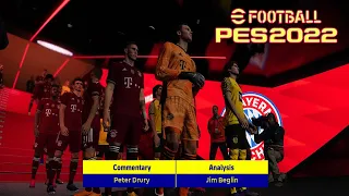 Bayern Munchen vs Borussia Dortmund | eFootball PES 2022 | Gameplay & Fullmatch
