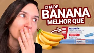 RECEITA DO CHÁ DE BANANA QUE  EMAGRECE ATÉ 1KG POR DIA! MELHOR QUE OZEMPIC! CHÁ DELICIOSO!