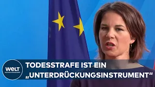 ANNALENAS ANSAGE: Baerbock warnt Iran vor Vollstreckung von Todesurteilen gegen Demonstranten