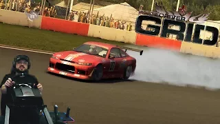 Потрясающий дрифт в горах и Nissan Silvia S15 в Race Driver:Grid