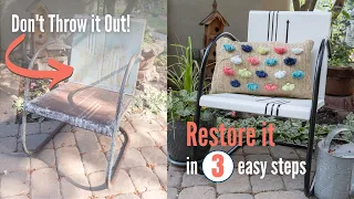 How to Restore Rusty Garden Furniture | Removing Rust & Preparing Metal for Repainting