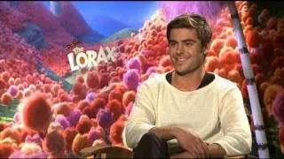 Zac Efron Talks About His "Sexy" Lorax Costars and Does His Best Matthew McConaughey Impression