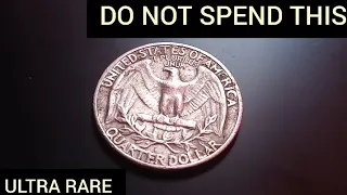 👉 $ 77,900,00 👈 DO NOT SPEND! Ultra Rare Error Coin U.S Quarter Worth Big Money Look For This