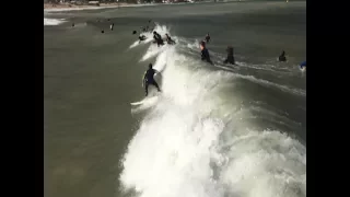 Cape storm couldn't keep local surfers indoors