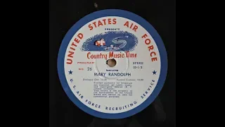Mary Randolph Transcription disc 1957