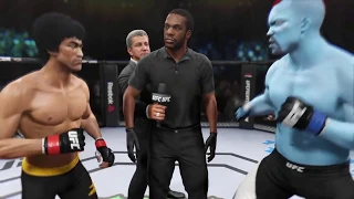 Bruce Lee vs. Yondu (EA sports UFC 2) - CPU vs. CPU - Crazy UFC 👊🤪