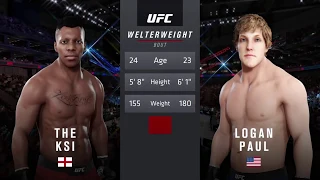 🥊KSI vs. Logan Paul (Boxing match) - EA Sports UFC 3 (CPU vs. CPU) - Crazy UFC 👊🤪