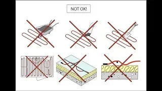 Типичные ошибки при монтаже теплого пола под плитку