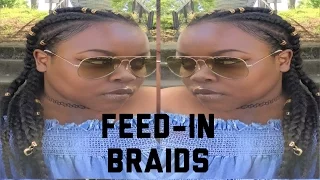 How to do feed-in braids for beginners