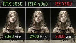 RTX 3060 vs RTX 4060 vs RX 7600 - The FULL GPU COMPARISON