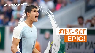 Teenage Spanish sensation Carlos Alcaraz triumphs into round three | 2022 Roland Garros | Eurosport