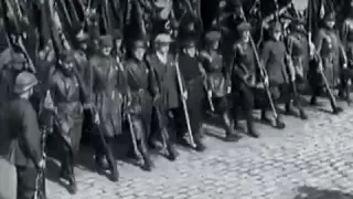 Москва, 1932, парад войск и демонстрация, Красная площадь, 1 мая, кинохроника СССР