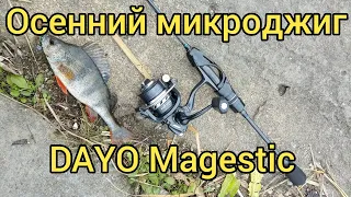 Его Величество - DAYO Magestic. Ловля окуня на микроджиг в ноябре.