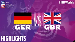 Germany vs. Great Britain | Highlights | 2019 IIHF Ice Hockey World Championship