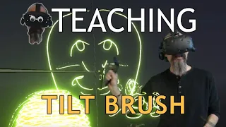 Teaching Tilt Brush: Mirror Tool