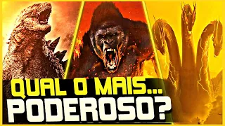 TOP 10 Personagens MAIS PODEROSOS do MONSTROVERSO (Kong vs Godzilla)