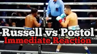 (LIVE) Gary Antuanne Russell vs Victor Postol Immediate Reaction