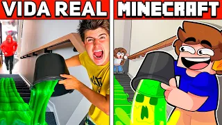 Recriei TROLLAGENS da VIDA REAL dentro do MINECRAFT!