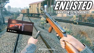 Enlisted: Germany - Invasion of Normandy - Gare de Saint-Lo | Update "New Era" Gameplay