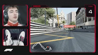 Charles Leclerc's Virtual Hot Lap of Monaco | 2018 Monaco Grand Prix