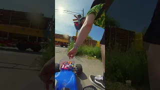 RC Car Candy Delivery vs Train