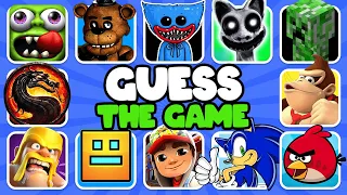 Guess The GAME By Song 🎮🎶 Poppy Playtime 💙 Fnaf 🐻 Minecraft 💚 Mario Bros 🍄 Angry Birds 🐦