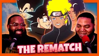 Goku vs Naruto Rap Battle REMATCH! Part 2 & 3 - (REACTION)