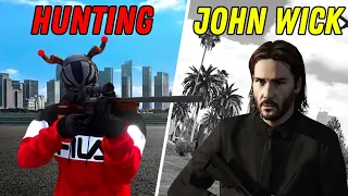 I hunt John Wick in GTA 5 RP