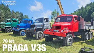 PRAGA v3s ❤️Videospeciál - 70 let od výroby Československého automobilu 🇨🇿 Czechoslovakia truck 🚒 🚛