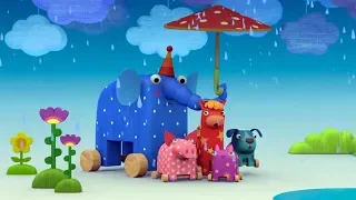 Деревяшки - Дождь 🌨️ - Теремок ТВ - песенки для детей / Развивающие мультики для детей и малышей