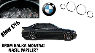 Bmw e46 Gösterge Krom Çerçeve Montajı Nasıl Yapılır?