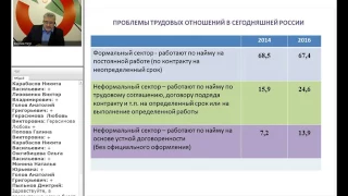 «Проблемы трудовых отношений в сегодняшней России»