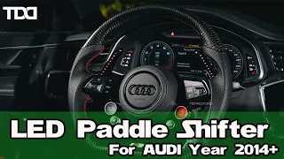 How Audi LED Paddle Shifter Working on Steering Wheel ? (NEW 2023)