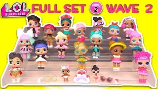 FULL SET SERIES 2 WAVE 2 LOL SURPRISE DOLL COLLECTION WITH RARES AND ULTRA RARES