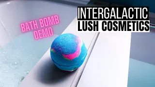 INTERGALACTIC BATH BOMB | Lush Cosmetics | Underwater | Demo & Review